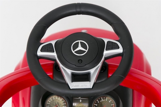 Mašinėlė - paspirtukas su rankenėle "Mercedes" (raudona)