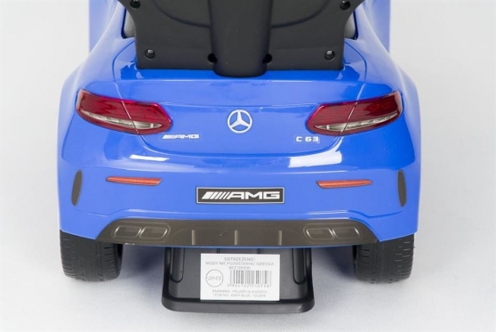 Mašinėlė - paspirtukas su rankenėle "Mercedes" (mėlyna)