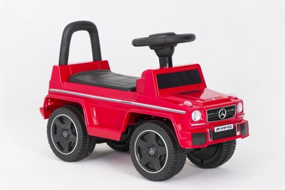 Mašinėlė - paspirtukas "Mercedes AMG" (raudonas)