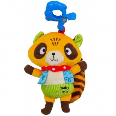 Pakabinamas pliušinis žaislas "Baby Mix Meškėnas",  20 cm