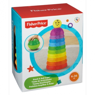 "Fisher Price" žaislas "Piramidė", 13 x 18 x 22 cm