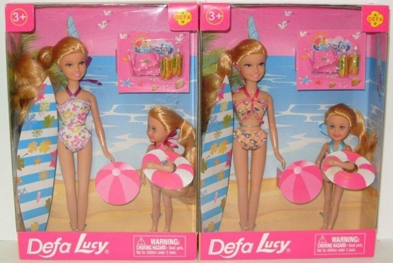 "Defa Lusy" žaislų rinkinys "Paplūdimio lėlės ir aksesuarai"