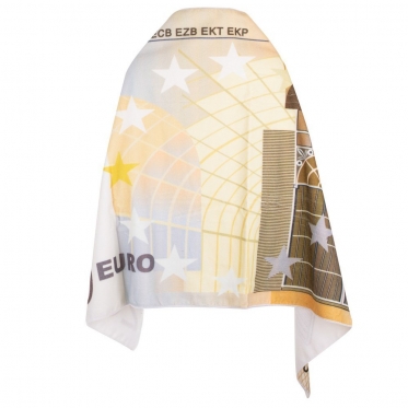 Rankšluostis "Euro banknotas", 160 x 80 cm