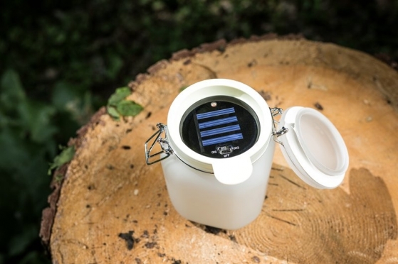 Saulės energijos belaidis LED žibintas, 16 x 11 x 11 cm