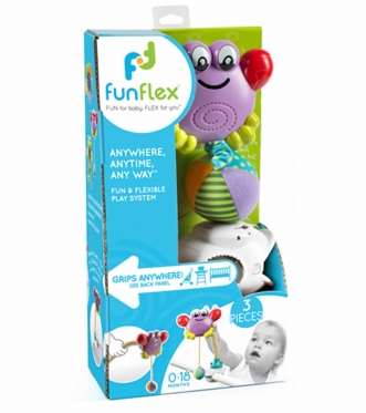 Pakabinamas žaislas Fun Flex "Krabas", 14,5 x 28 x 7 cm