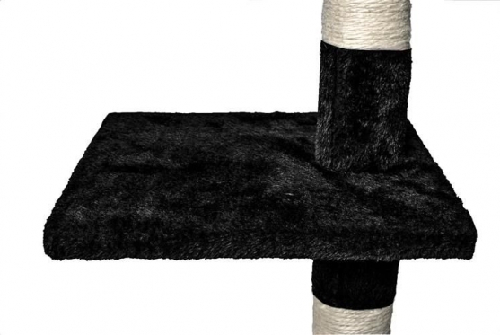 5 aukštų draskyklė katei "Malatec", 118 x 49 cm (juoda)