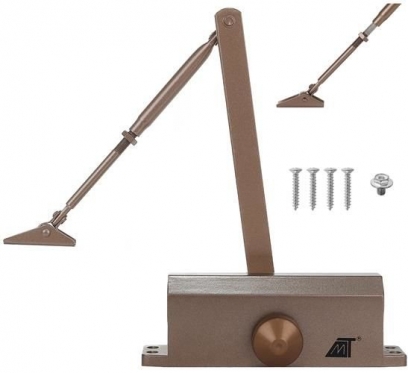 Durų pritraukėjas "Malatec", 65 - 80 kg (rudas)