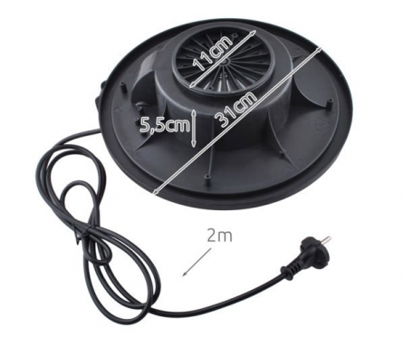 Židinio pelenų siurblys "Kaminer", 1200 W