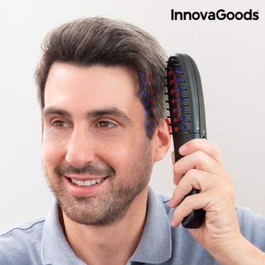 Elektrinės šukos nuo plaukų slinkimo ir kelioninis asmens higienos rinkinys "InnovaGoods"