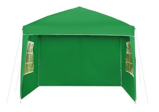 3 sienų pavėsinė "Malatec", 2,65 x 3 x 3 m (žalia)