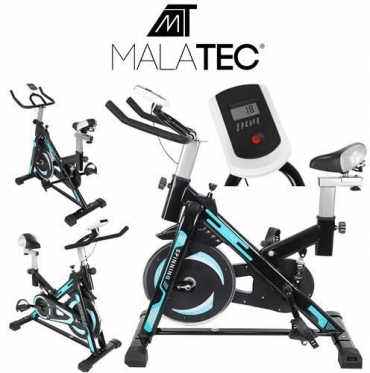 Mechaninis dviratis treniruoklis su grandine "Malatec", 101 x 50 x 95 cm