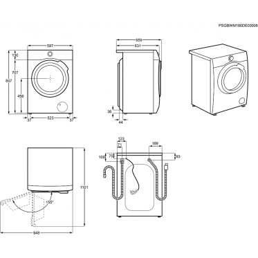 Skalbimo mašina "Electrolux EW7W468W"