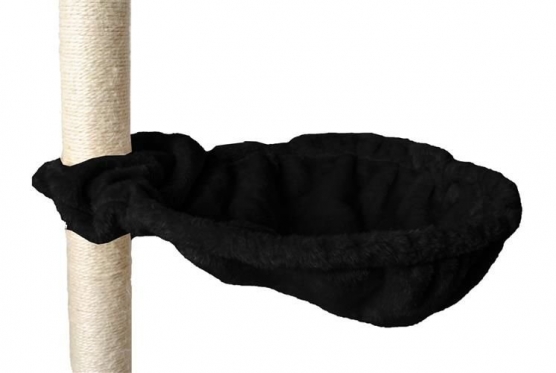 5 aukštų draskyklė katei "Malatec", 138 x 55 cm (juoda)
