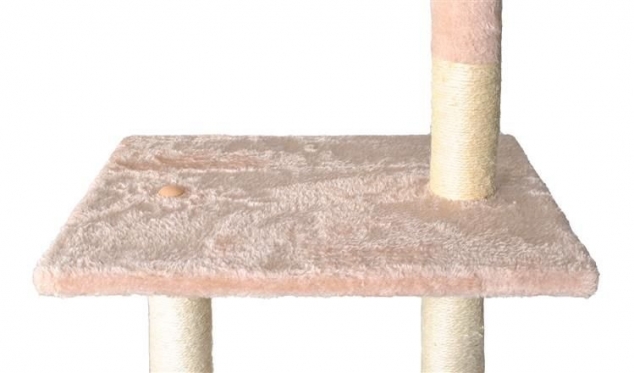 5 aukštų draskyklė katei "Malatec", 138 x 55 cm (šviesiai ruda)