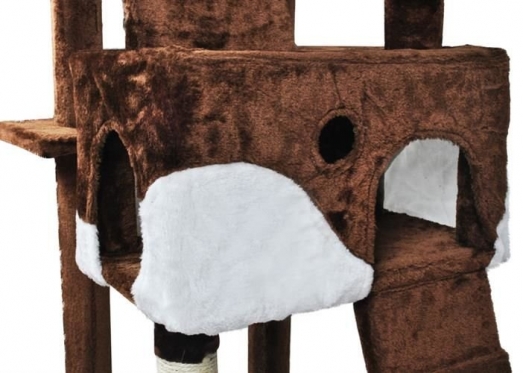 5 aukštų draskyklė katei "Malatec", 170 x 49 x 49 cm (ruda)