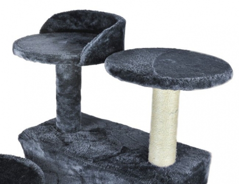 5 aukštų draskyklė katei "Malatec", 120 x 49 x 49 cm (pilka)