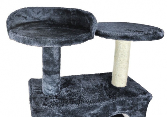 5 aukštų draskyklė katei "Malatec", 120 x 49 x 49 cm (pilka)