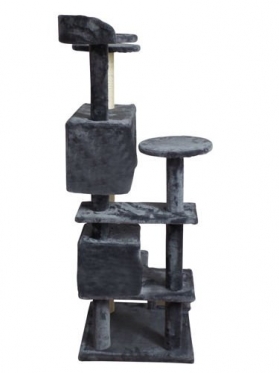 5 aukštų draskyklė katei "Malatec", 120 x 49 x 49 cm (pilka)