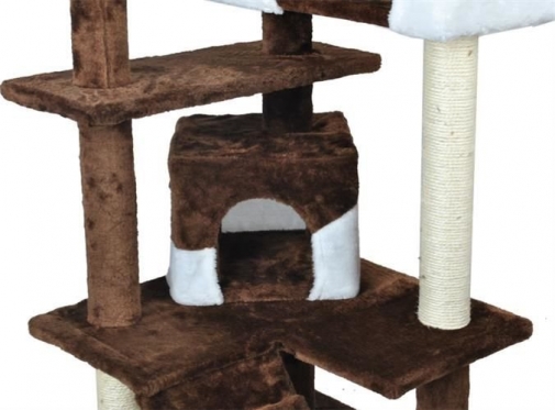 5 aukštų draskyklė katei "Malatec", 120 x 49 x 49 cm (ruda)