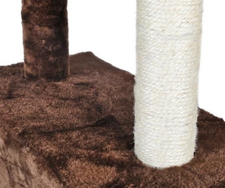 5 aukštų draskyklė katei "Malatec", 120 x 49 x 49 cm (ruda)