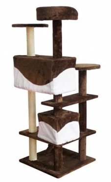 5 aukštų draskyklė katei "Malatec", 120 x 49 x 49 cm (ruda)