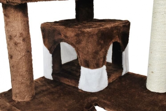5 aukštų draskyklė katei "Malatec", 120 x 49 x 49 cm (ruda)
