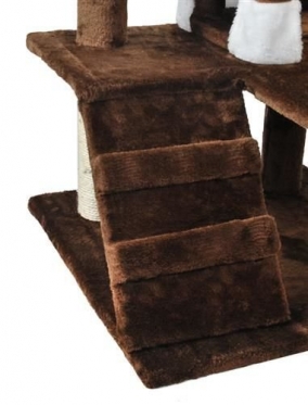 5 aukštų draskyklė katei "Malatec", 120 x 49 x 49 cm (ruda)