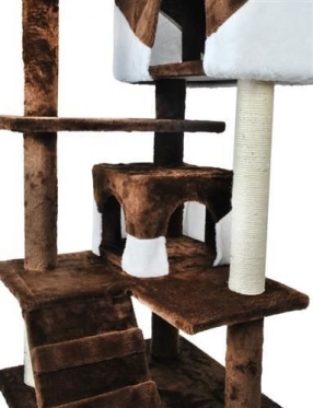 5 aukštų draskyklė katei "Malatec", 120 x 49 x 49 cm (ruda)