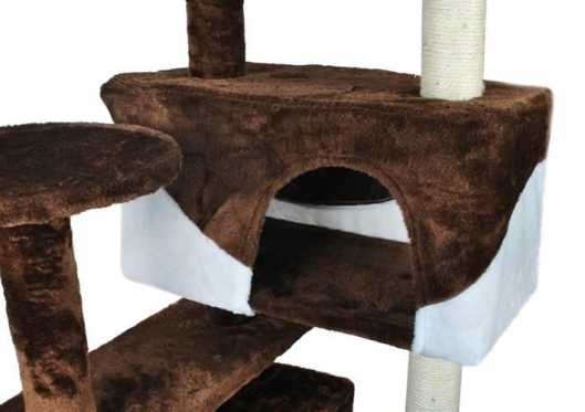 5 aukštų draskyklė katei "Malatec", 120 x 49 x 49 cm (ruda)