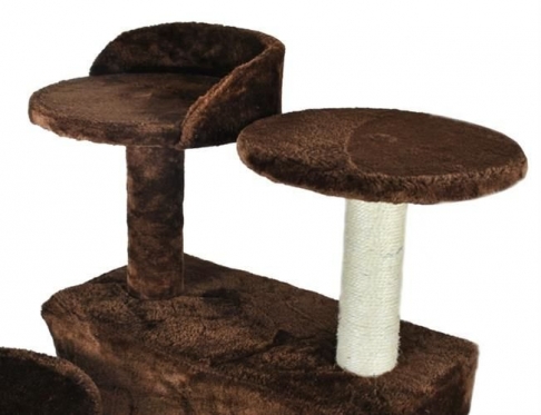 5 aukštų draskyklė katei "Malatec", 120 x 49 x 49 cm (ruda)