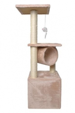 3 aukštų draskyklė katei "Malatec", 90 x 31 cm (šviesiai ruda)