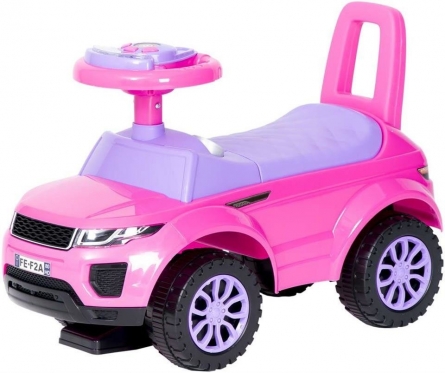 Mašinėlė - paspirtukas "Range rover" (rožinis)