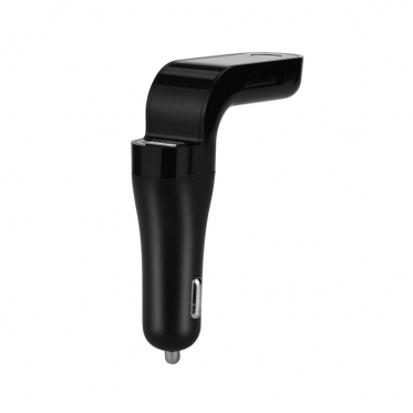 Automobilio 12 - 24 V FM moduliatorius su USB jungtimi, 10 x 8 x 2,5 cm