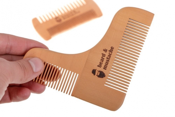 Šukų rinkinys barzdai ir ūsams "Beard and Mustache"
