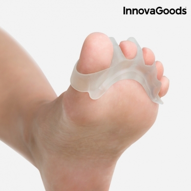 Atpalaiduojantis kojų pirštų skirtukas "InnovaGoods", 2 vnt