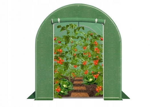 Šiltnamis su pomidorų auginimo strypais "Carruzzo", 2 x 2 x 2 m