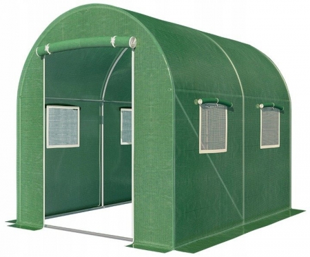 Šiltnamis su pomidorų auginimo strypais "Carruzzo", 2 x 2 x 2 m