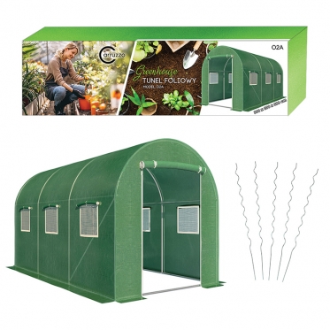Šiltnamis su pomidorų auginimo strypais "Carruzzo", 3 x 2 x 2 m