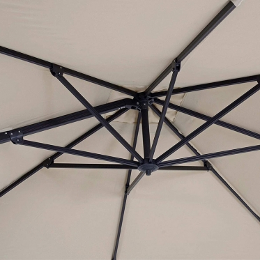Sodo skėtis, 212 x 46 cm (šviesiai, ruda)