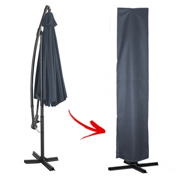 Sodo skėčio užvalkalas, 212 x 46 cm (juodas)