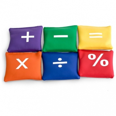 "SMJ Sport" gimnastikos pupų maišeliai "Matematika", 6 vnt