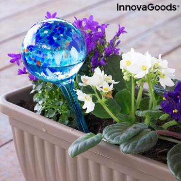 Automatinis vazoninių gėlių laistymo gaublys "InnovaGoods", 2 vnt
