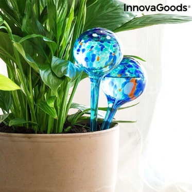 Automatinis vazoninių gėlių laistymo gaublys "InnovaGoods", 2 vnt