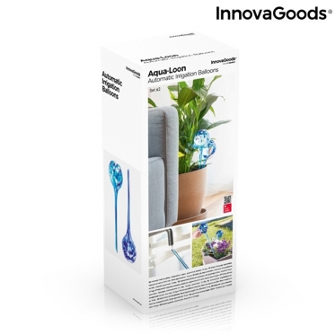 Automatinis vazoninių gėlių laistymo gaublys "InnovaGoods", 2 vnt