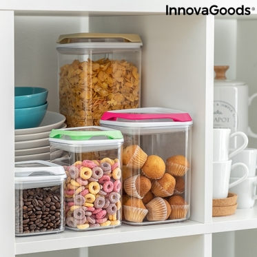 Hermetiškų indelių rinkinys virtuvei "InnovaGoods", 4 vnt