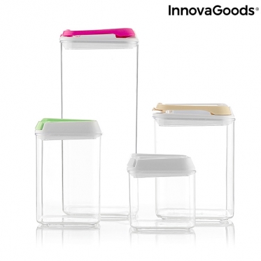 Hermetiškų indelių rinkinys virtuvei "InnovaGoods", 4 vnt