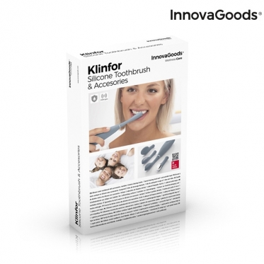 Silikoninis dantų šepetėlis su priedais "InnovaGoods"