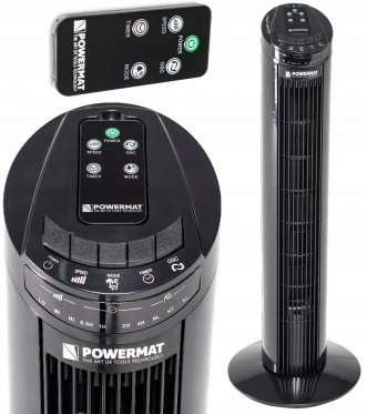 Ventiliatorius su nuotolinio valdymo pulteliu "Powermat Tower - 75", 70 W