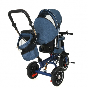 Daugiafunkcinis vežimėlis - triratukas "Trike Fix V3" (mėlynas)