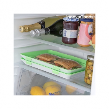 Vakumo padėklai maisto laikymui "InnovaGoods", 2 vnt